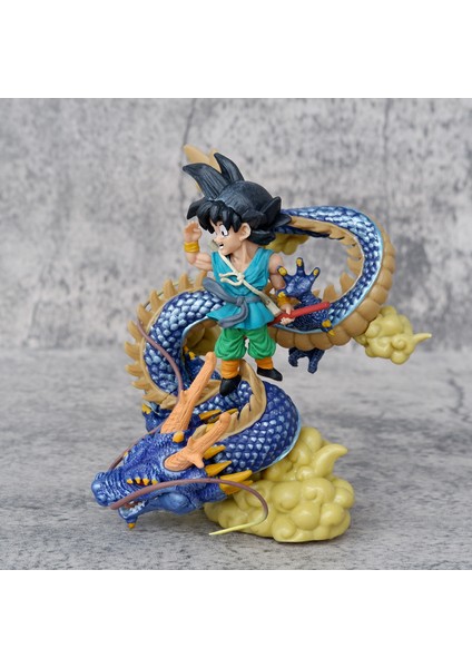 Dragon Ball Gk Elveda Goku Shenlong Şekil Saiyan Sahne Süsleme Modeli Animasyon Hediye (Yurt Dışından)