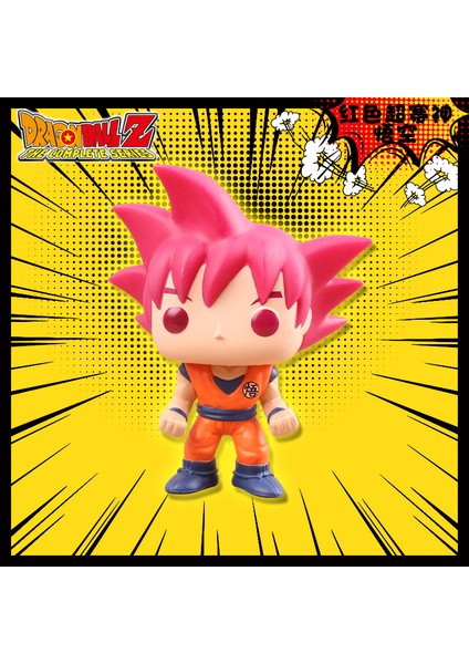 Pop Dragon Ball Şekil Sandıklar Goku Vegeta Buu Büyük Kafa Bebek Şekil Şekil Komik Sergi (Yurt Dışından)