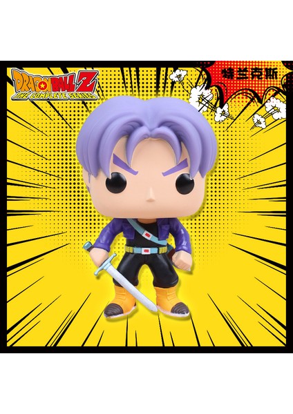 Pop Dragon Ball Şekil Sandıklar Goku Vegeta Buu Büyük Kafa Bebek Şekil Şekil Komik Sergi (Yurt Dışından)