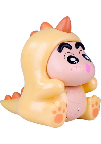 Dinozor Küçük Acemi Figürü Anime Karikatür Tarzı Sevimli Bebek Oyuncak Kek Araba Süsleme (Yurt Dışından)