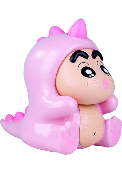 Dinozor Küçük Acemi Figürü Anime Karikatür Tarzı Sevimli Bebek Oyuncak Kek Araba Süsleme (Yurt Dışından)