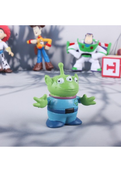 Story 3 Oyuncak Hikayesi 3'ün 8 Oyuncak Bebek Süsünden Oluşan Komple Seti Buzz Lightyear Woody Figürü (Yurt Dışından)