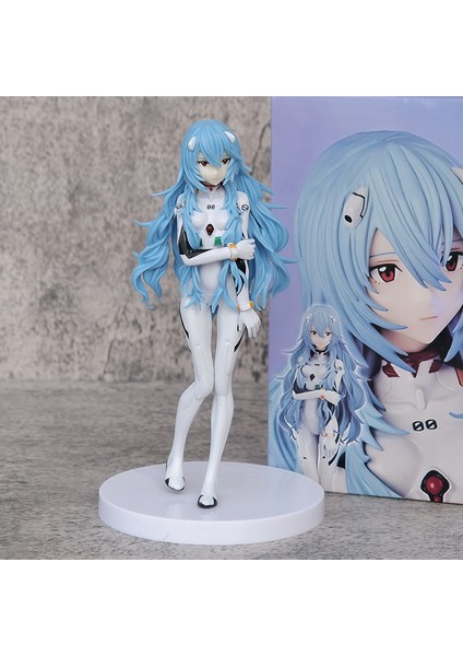 Güzel Kız Serisi Mh Eva Ayanami Rei Uzun Saçlı Ayakta Poz Tiyatro Versiyonu Modeli Süsler Kutulu Şekil (Yurt Dışından) modelleri
