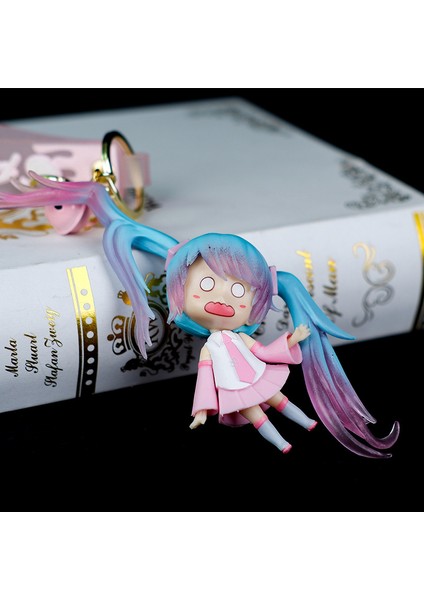 Karikatür Sevimli Hatsune Miku Anahtarlık Bebek Yaratıcı Kız Çantası Kolye Araba Anahtarlık Küçük Hediye (Yurt Dışından) fırsatları