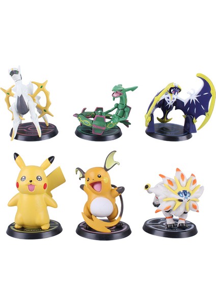 No. 2 6 Raichu Küçük Bölünmüş Boş Koltuk Arceus Araba Modeli Süsleri (Yurt Dışından)