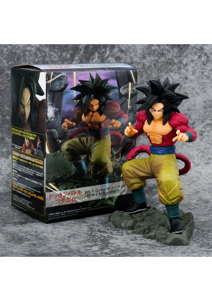 Anime Dragon Ball Gt Savaş Formu Süper 4 Goku Vegeta Şekilli Kalıp Süsleme (Yurt Dışından)