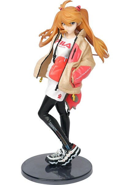 Evangelion Eva Evangelion Asuka Part2 Güzel Kız Modeli Süs Figürü (Yurt Dışından)