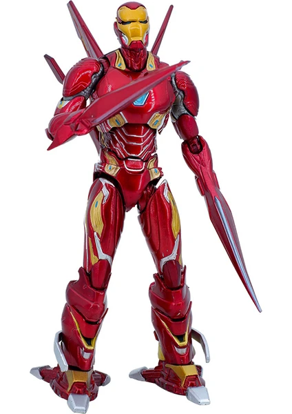 Red Ocean Avengers Iron Man MK50 Seti Sürümü Aksiyon Şekilli Kalıp Süsleme (Yurt Dışından)