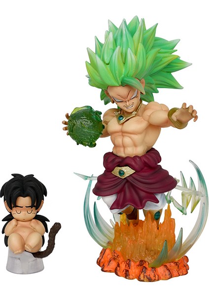 Dragon Ball Gk Crescent Wcf Süper 3 Broly Bebek Broly Büyük Maymun Şekilli Kalıp Süsleme (Yurt Dışından)