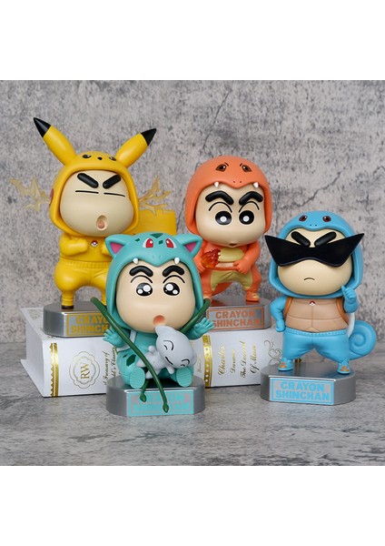 Anime El Modeli Oyuncak Xiaoxin Çünkü Pokémon Pikachu Squirtle Ateş Püskürten Ejderha Küçük Yeni Figür (Yurt Dışından) fiyatları