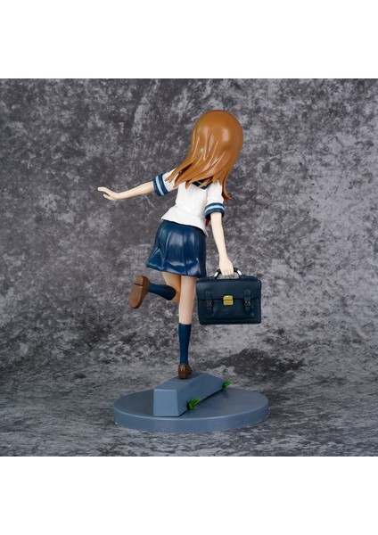 Eve Giderken 2 Figürle Alay Etmekte Iyi Olan Takagi-San Anime Iki Boyutlu Güzel Kız Modeli Süsleri (Yurt Dışından)
