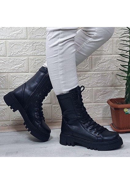 1416 Siyah Içi Sıcak Astar 25Cm Kadın Postal Bot indirimleri