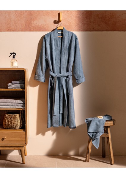Carla Kimono Unisex Bornoz Set
