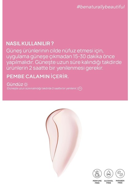 The Ceel Spf 50+ Tone Up Pink Sunscreen Ton Eşitleyici Yüz Güneş Kremi 50 ml