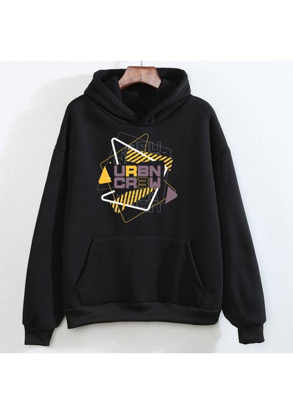 Urban Crew Baskılı Oversize Pamuk Kapüşonlu Unisex Sweatshirt Hoodie Unisex fiyatları