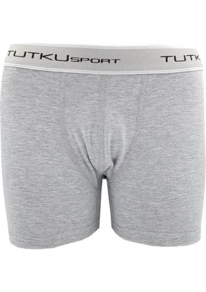 0400 Erkek Elastan Spor Boxer Tekli