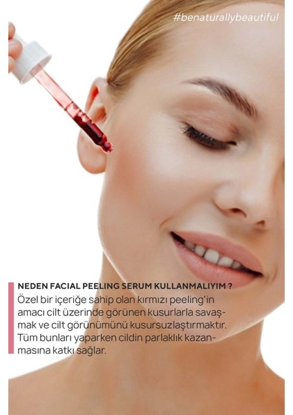 The Ceel Aha+Bha Cilt Tonu Eşitleyici & Yenileyici Kırmızı Peeling Serum 30 ml