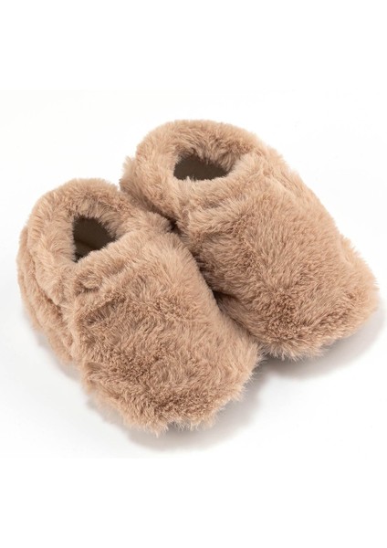 Erkek Bebek Kürklü Patik Bej fiyatları