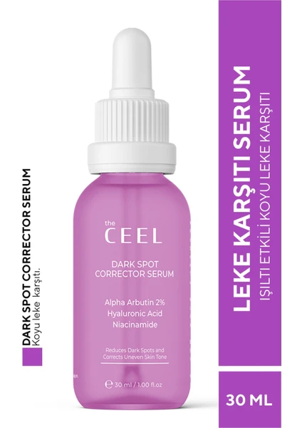 The Ceel Leke Gidermeye Yardımcı Aydınlatıcı Cilt Serumu 30 ml