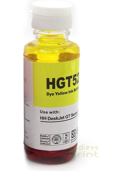 Mürekkep-Hp GT52XL Sarı Refill İNK.-70ML