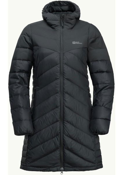 JACK WOLFSKİN TUNDRA DOWN COAT 1207751-6000 KADIN BLACK Mont&Ceket fırsatları