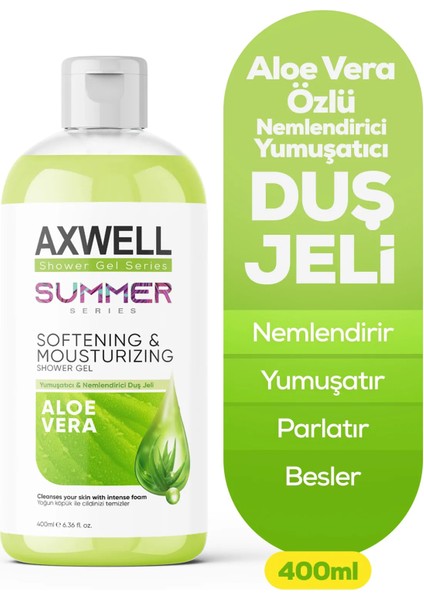 Aloe Vera Özlü Nemledirici Yumuşatıcı Duş Jeli