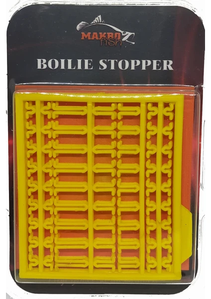 Sr Sazanrig Makrofish Boili Stoper V Model Sarı (2 Li Paket)