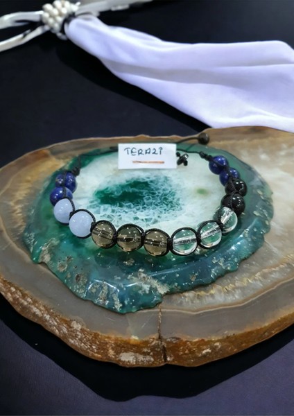 Terazi Burcu Şık Erkek Doğal Taş Bileklik ( Lapis,akuamarin,obsidyen,dumanlı,kristal ) fiyatları
