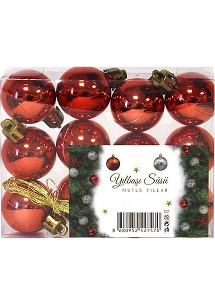 Yılbaşı Süsü Karışık Paket 3 cm (9 Adet) fiyatları