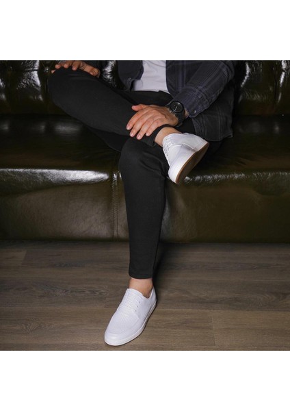 9015 Deri Beyaz Casual Erkek Ayakkabı