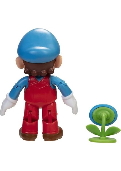 Nintendo Super Mario Figürü Buz Mario ve Çiçek Lisanslı 10 cm