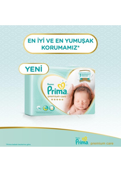 Premium Care Bebek Bezi Fırsat Paketi 3 Beden 96 Adet