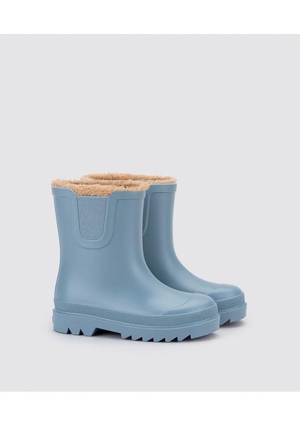 W10290 Tokio Borreguito Igor Marka Içi Kürklü Unisex Çocuk Yağmur Çizmesi Mavi