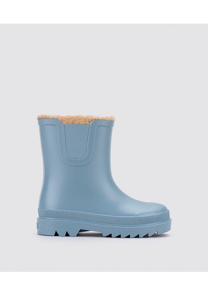 W10290 Tokio Borreguito Igor Marka Içi Kürklü Unisex Çocuk Yağmur Çizmesi Mavi