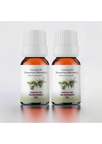 2 Adet %100 Doğal Biberiye Yağı - Saf Biberiye Uçucu Yağı 10 ml indirimleri