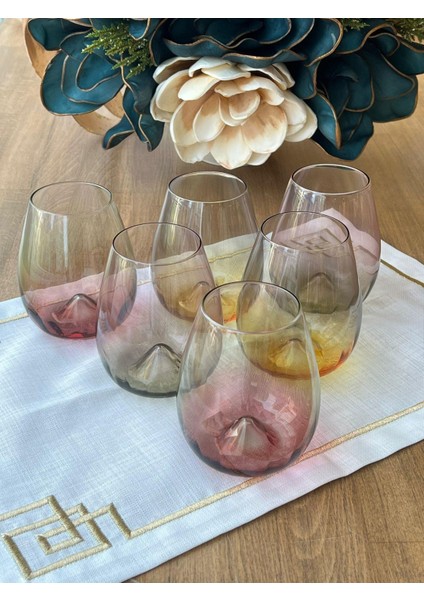 Colorful 6lı Su Bardağı 485ML