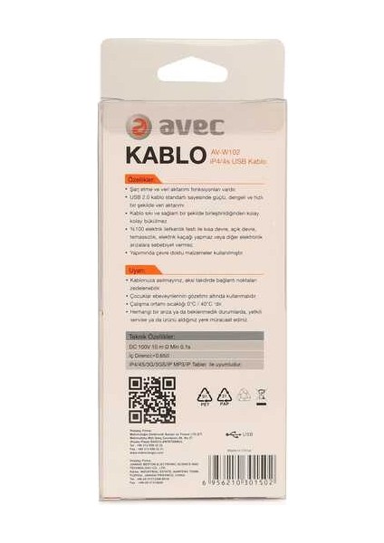 Av W102 Usb-Ip4/4s 1m Kablo fırsatları
