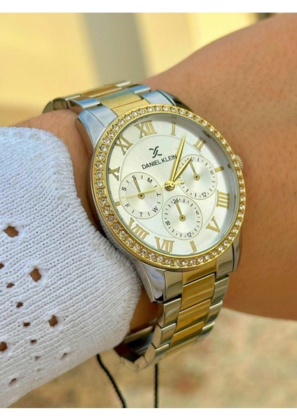 DK.FT.1.172 Daniel Klein Çelik Kordon 30 mt Suya Dayanıklı Yeni Sezon Şık Tasarım Bayan Kol Saati