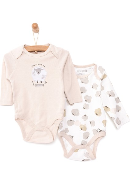 HelloBaby 2'li Uzun Kol Body Kız Bebek