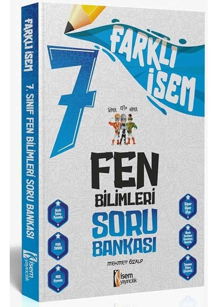 İSEM Yayıncılık 7. Sınıf Farklı Fen Bilimleri Soru Bankası