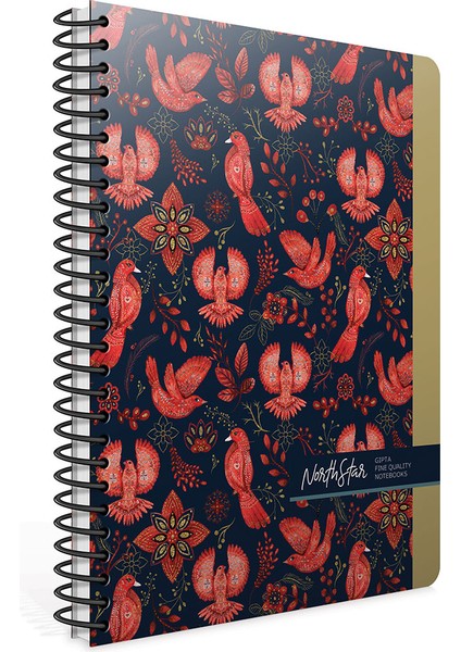 North Star Spiralli Sert Kapak 17X24 120 Yaprak Çizgili Defter 5916 fiyatları