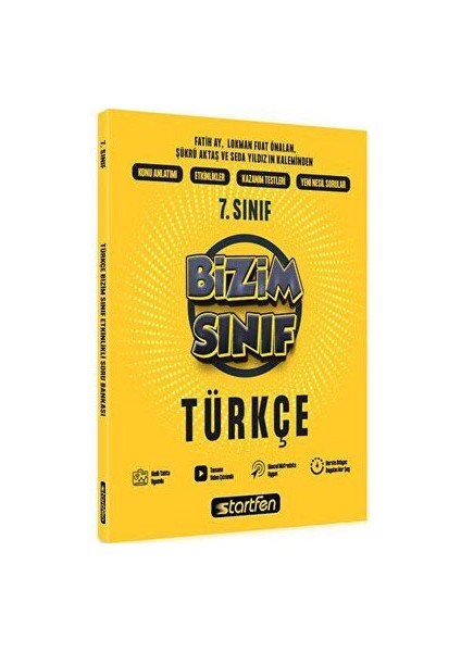 7. Sınıf Bizim Sınıf Türkçe Etkinlikli Soru Bankası