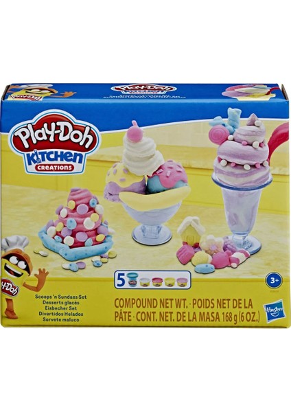 Eğlenceli Mutfağım Oyun Seti Scoops N Sundaes E7253-E7275