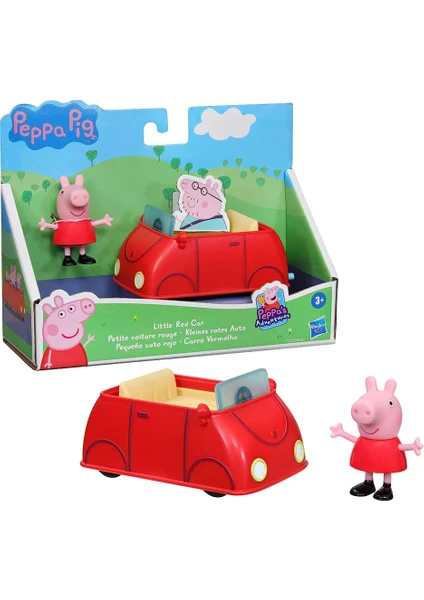 Peppa Pig Tekli Figür ve Araç Red Car F2185-F2212