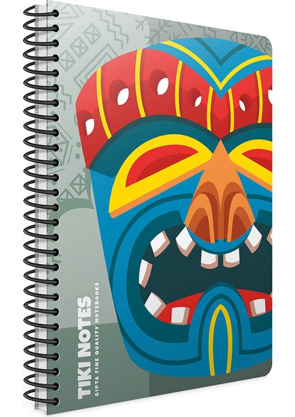 Tiki Notes Spiralli Karton Kapak A4 100 Yaprak Çizgili Defter 6224