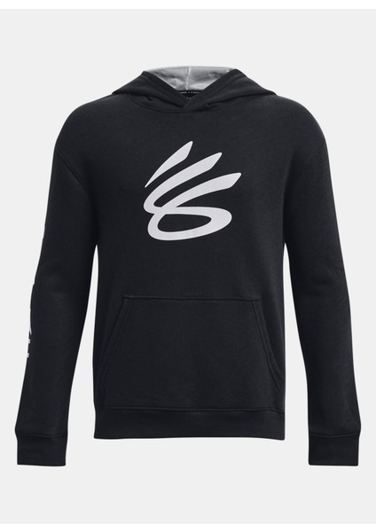 Düz Erkek Çocuk Turkuaz Sweatshırt 1380333-361 Curry Boys Splash Hoodi
