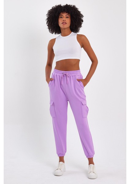 Kargo Cepli Jogger Eşofman Altı (B23-0032)