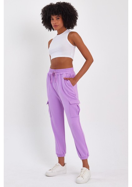 Kargo Cepli Jogger Eşofman Altı (B23-0032)