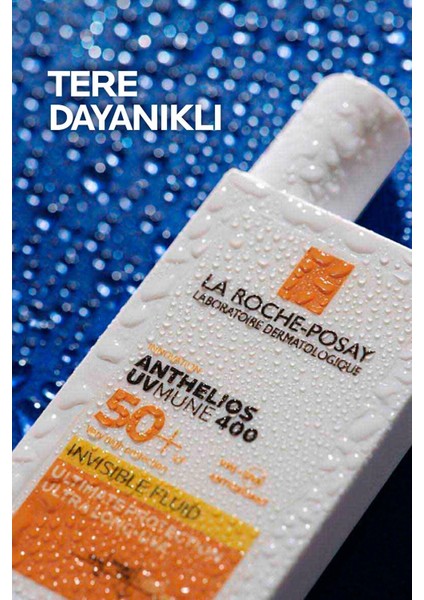 La Roche Posay Anthelios Uvmune Invisible Fluid Spf50 Karma Ve Yağlı Cilt Yüz Güneş Koruyucu 50ml