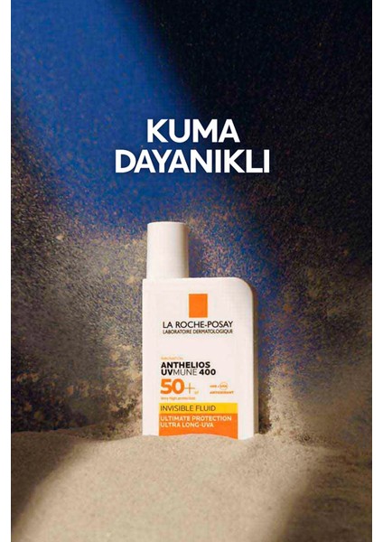 La Roche Posay Anthelios Uvmune Invisible Fluid Spf50 Karma Ve Yağlı Cilt Yüz Güneş Koruyucu 50ml